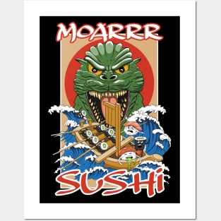 More Sushi - Sushi Lover Monster Posters and Art